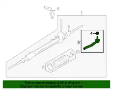 Рулевой наконечник NISSAN D85204BA0B