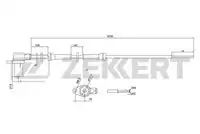 Датчик ABS ZEKKERT SE-6138