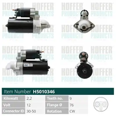 Стартер HOFFER H5010346
