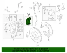 Тормозные колодки дисковые PORSCHE 958 351 939 70