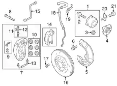 Тормозные колодки дисковые PORSCHE 958 351 939 70