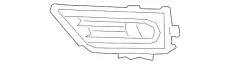 Решетка бампера HONDA 71156TPGA60
