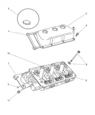 Прокладка ГБЦ CHRYSLER 4663891AB