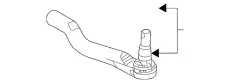 Рулевой наконечник HONDA 53560T20A02