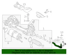 Рулевой наконечник HONDA 53560T20A02