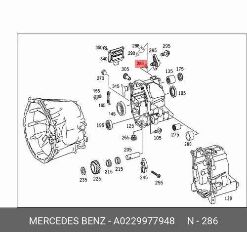 Кольцо уплотнительное автомобильное MB 022 997 79 48