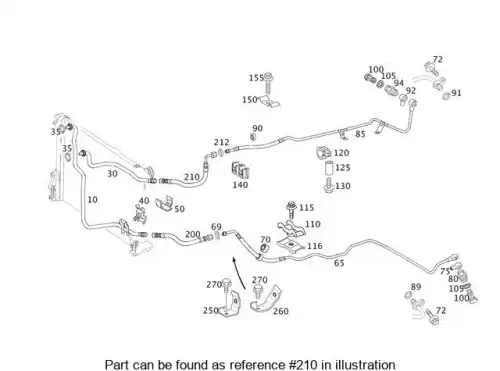 0269976282 ШЛАНГ MB
