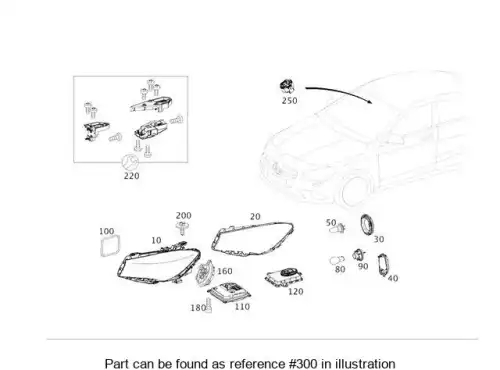 Фара противотуманная MB 099 820 02 56