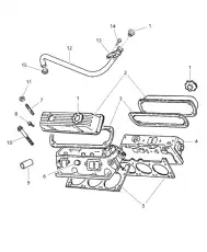 Прокладка ГБЦ CHRYSLER 53020489