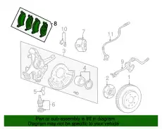 Тормозные колодки дисковые MB 163 420 12 20