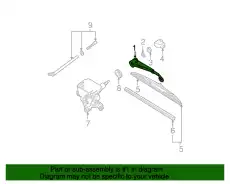 A1638201944 Рычаг омывателя Mercedes MB
