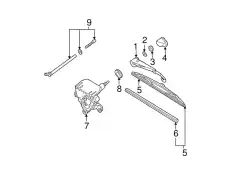 A1638201944 Рычаг омывателя Mercedes MB