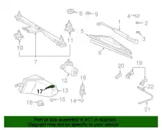 Крышка бачка стеклоомывателя MB 1638690508