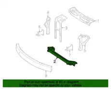 ПОПЕРЕЧИНА ПЕРЕДНЯЯ 164 620 10 34 MB