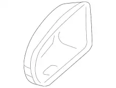 КОРПУС ПРАВОГО ЗЕРКАЛА 164 810 14 64 9197 MB