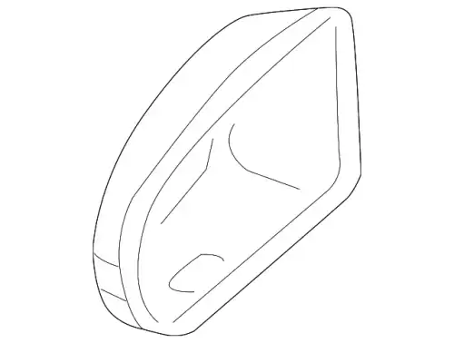 КОРПУС ПРАВОГО ЗЕРКАЛА 164 810 14 64 9197 MB