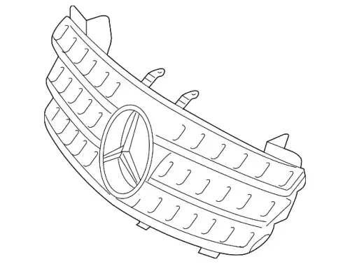 Решетка радиатора MB 164 880 14 85 9776