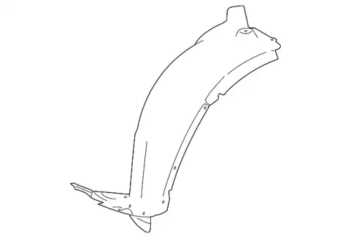 Подкрылок MB 164 880 29 05
