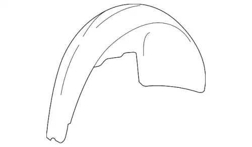 Подкрылок MB 164 884 47 22