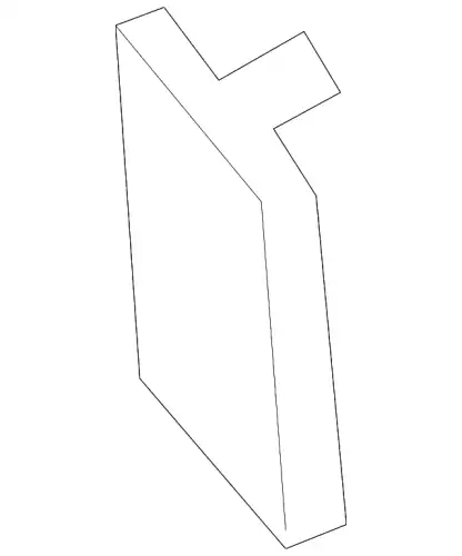 16488500238474 ЗАГЛУШКА БАМПЕРА MB