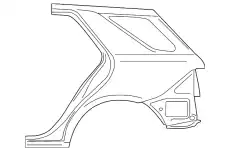 ПАНЕЛЬ КУЗОВА 166 630 20 07 MB