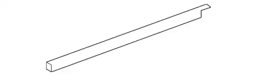 Уплотнитель двери MB 166 725 04 65