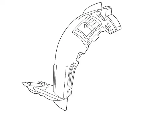 Подкрылок MB 166 880 06 05