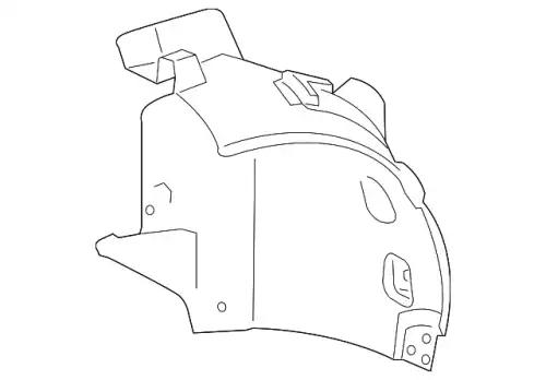 Подкрылок MB 166 884 11 22