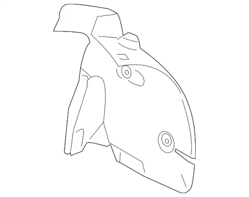 Подкрылок MB 171 698 17 30