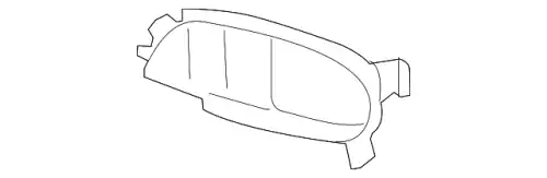 Решетка бампера MB 171 880 05 24