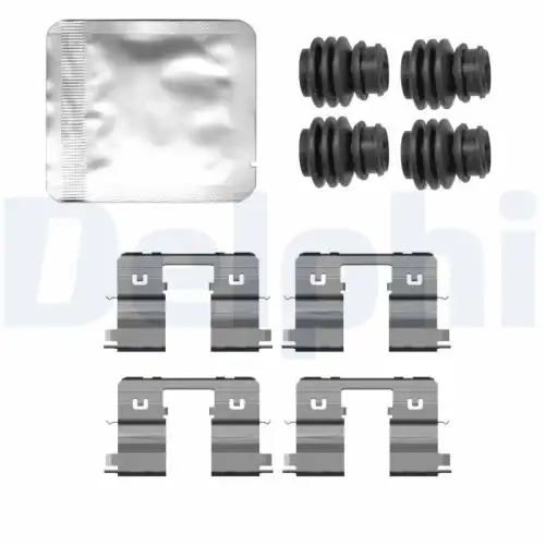Комплектующие, колодки дискового тормоза LX0789 DELPHI
