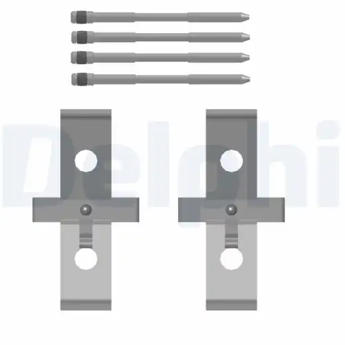 Комплектующие, колодки дискового тормоза LX0793 DELPHI