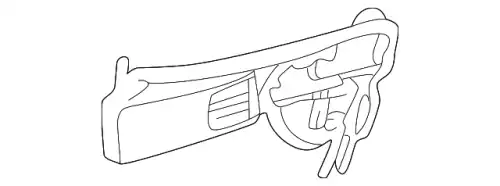 Ручка двери MB 203 760 07 34