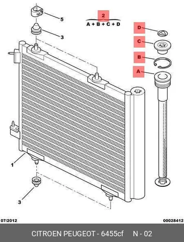 Осушитель кондиционера PSA 6455 CF