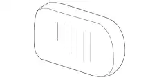 Стекло фары MB 2038260290