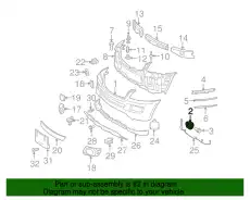  НАПРАВЛЯЮЩАЯ БАМПЕРА / FUEHRUNG 2038800130 MB