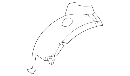 Подкрылок MB 203 884 22 22