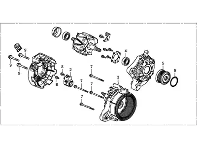 Генератор ACURA 06311-5X6-505RM