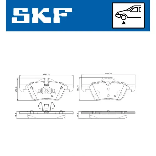 Подшипник 80205 (6205 2Z) SKF
