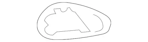 Уплотнитель двери MB 2047660505