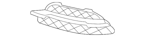 Решетка бампера MB 204 885 14 53