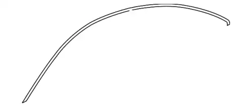 Уплотнитель двери MB 207 673 12 83