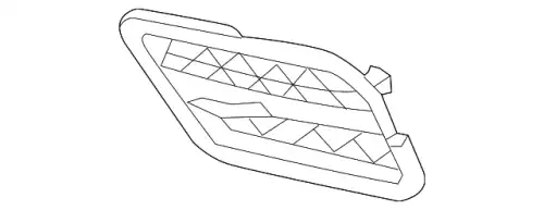 Решетка бампера MB 207 885 08 53