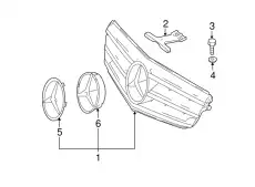 КРОНШТЕЙН ПОД ЭМБЛЕМУ MERCEDES (2078880260) MB