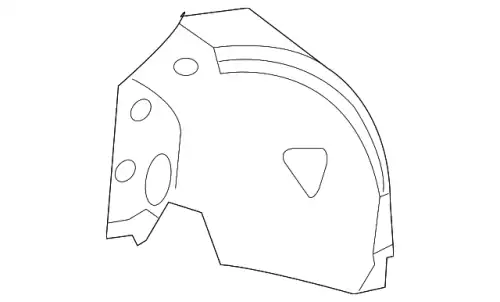 Подкрылок MB 211 690 21 30