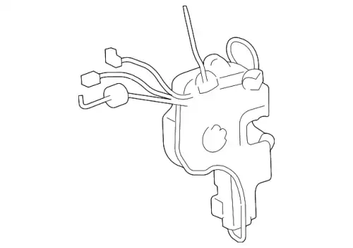 A2117200635 LOCK ASSY, LUGGAGE COMPARTMENT MB