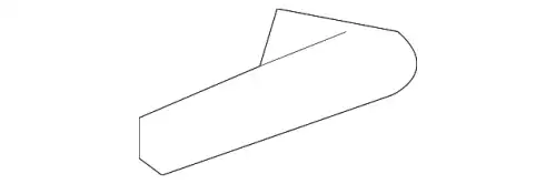 Ручка двери MB 211 766 02 24 7F24