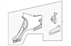 Крыло MB 212 630 03 21