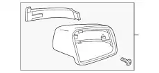 КОРПУС ЗЕРКАЛА ЗАД. ВИДА 212 810 08 64 7755 MB