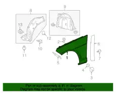 Крыло MB 212 880 07 18